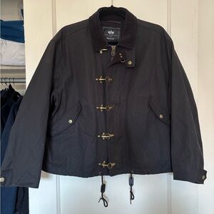 Madewell x Alpha Industries Waxed Cotton Car Coat